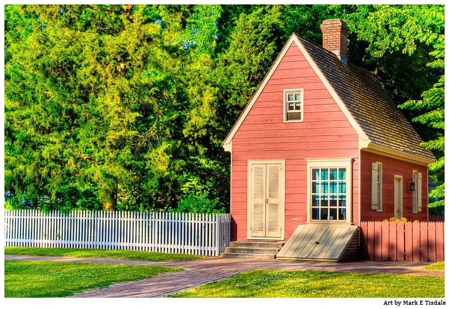 tiny house with Peaceful color