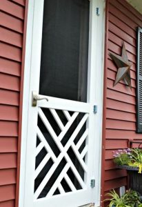 #15. Chippendale Wood Screen Door